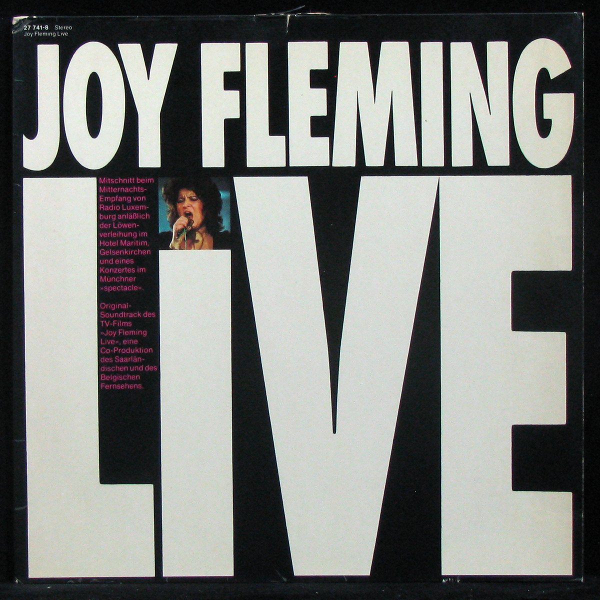 LP Joy Fleming — Live (club edition) фото