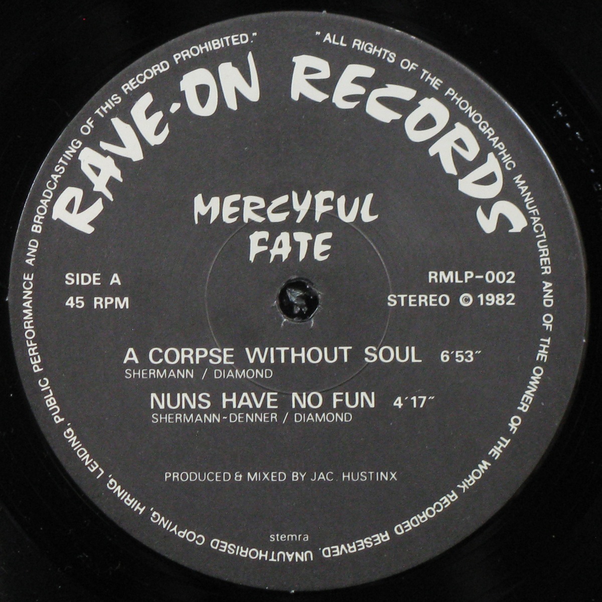LP Mercyful Fate — Mercyful Fate (Rave-On) фото 3