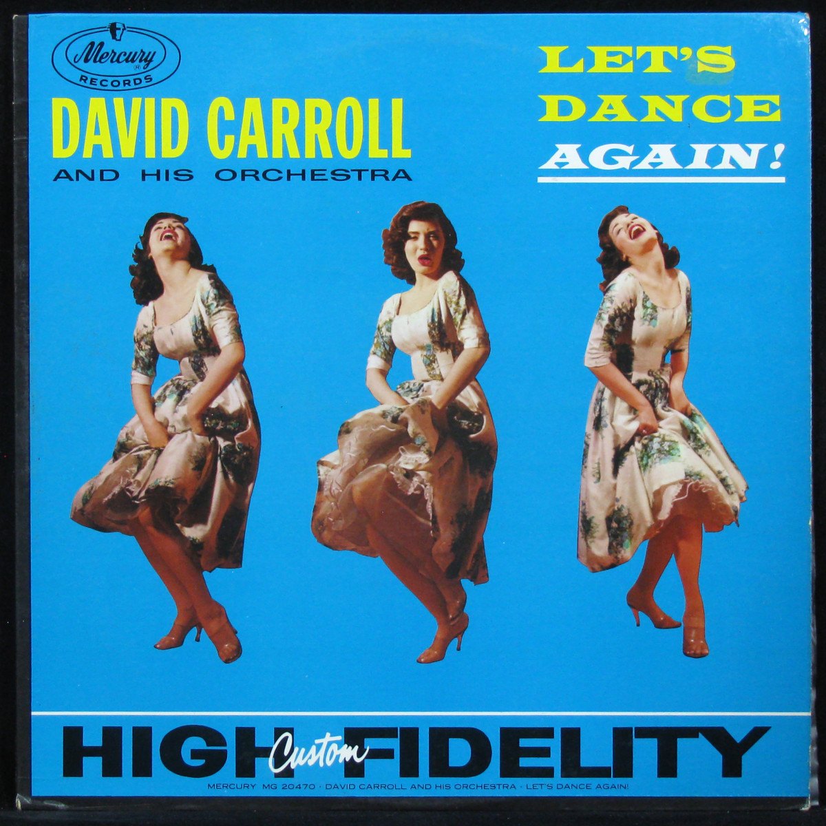 LP David Carroll And His Orchestra — Let's Dance Again! (mono) фото