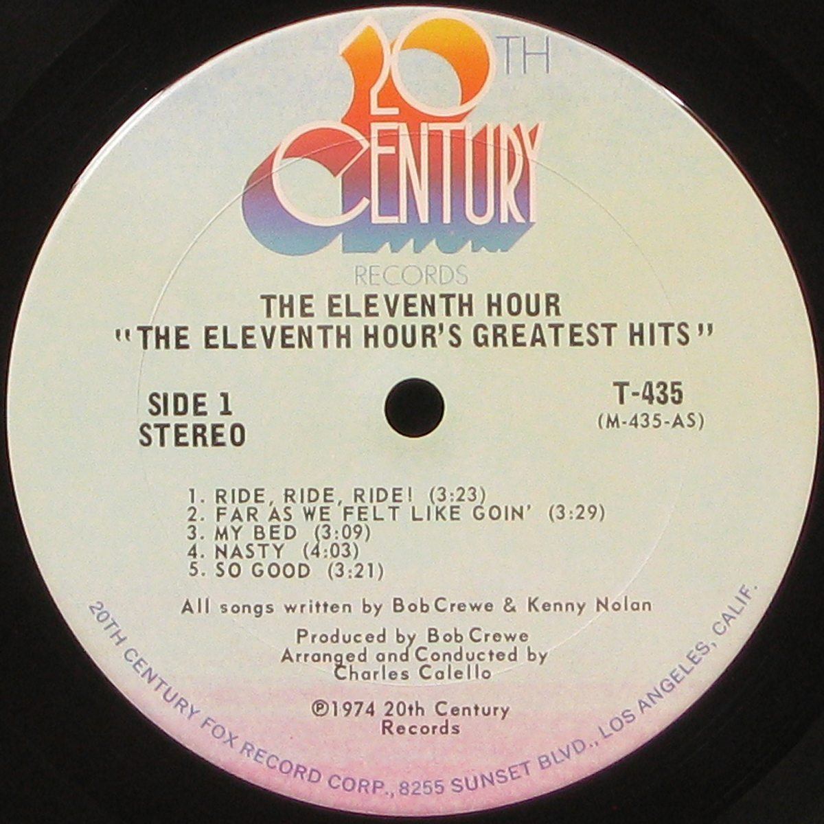 LP Eleventh Hour — Greatest Hits 1974 AD фото 2