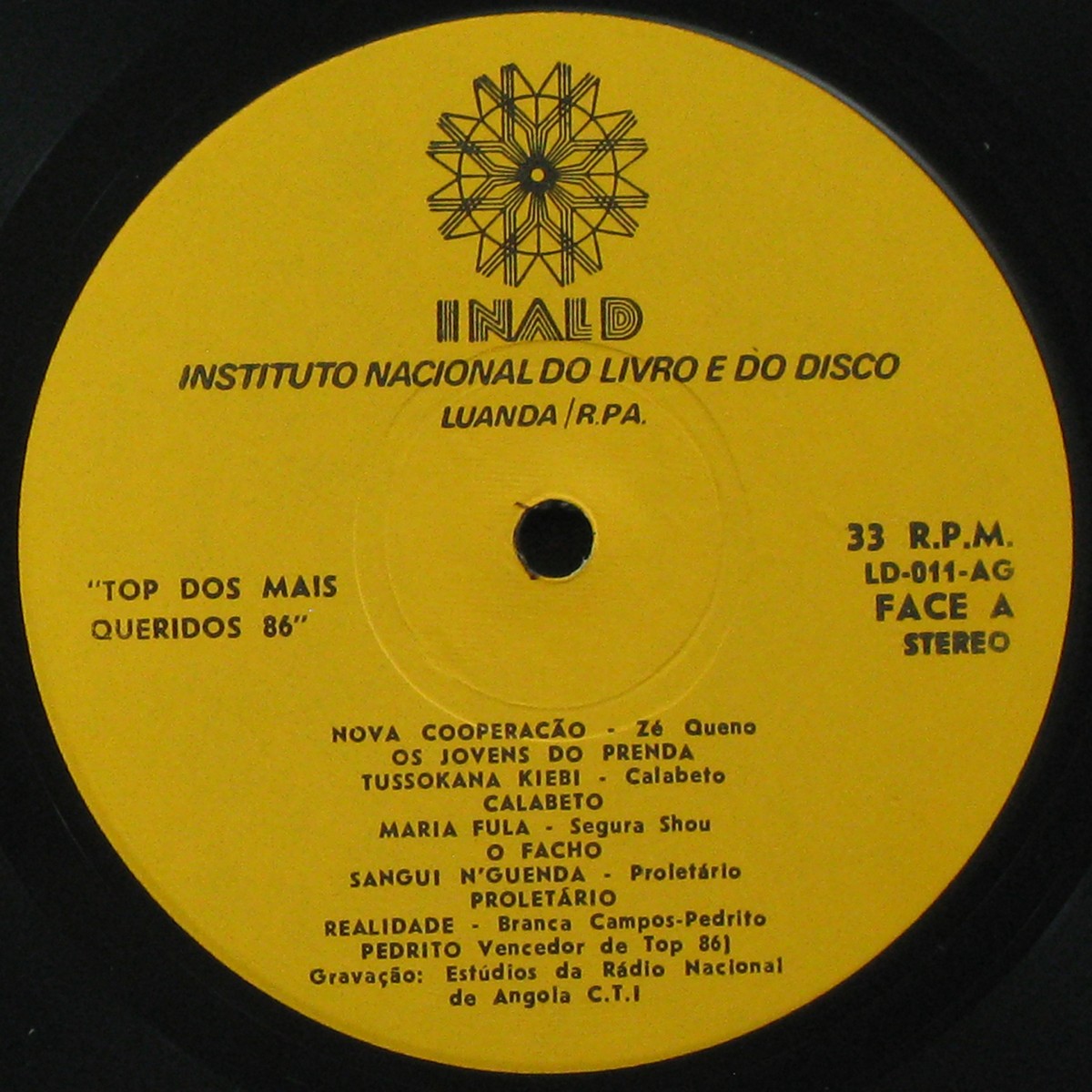 LP V/A — Top Dos Mais Queridos 86 - Angola фото 3