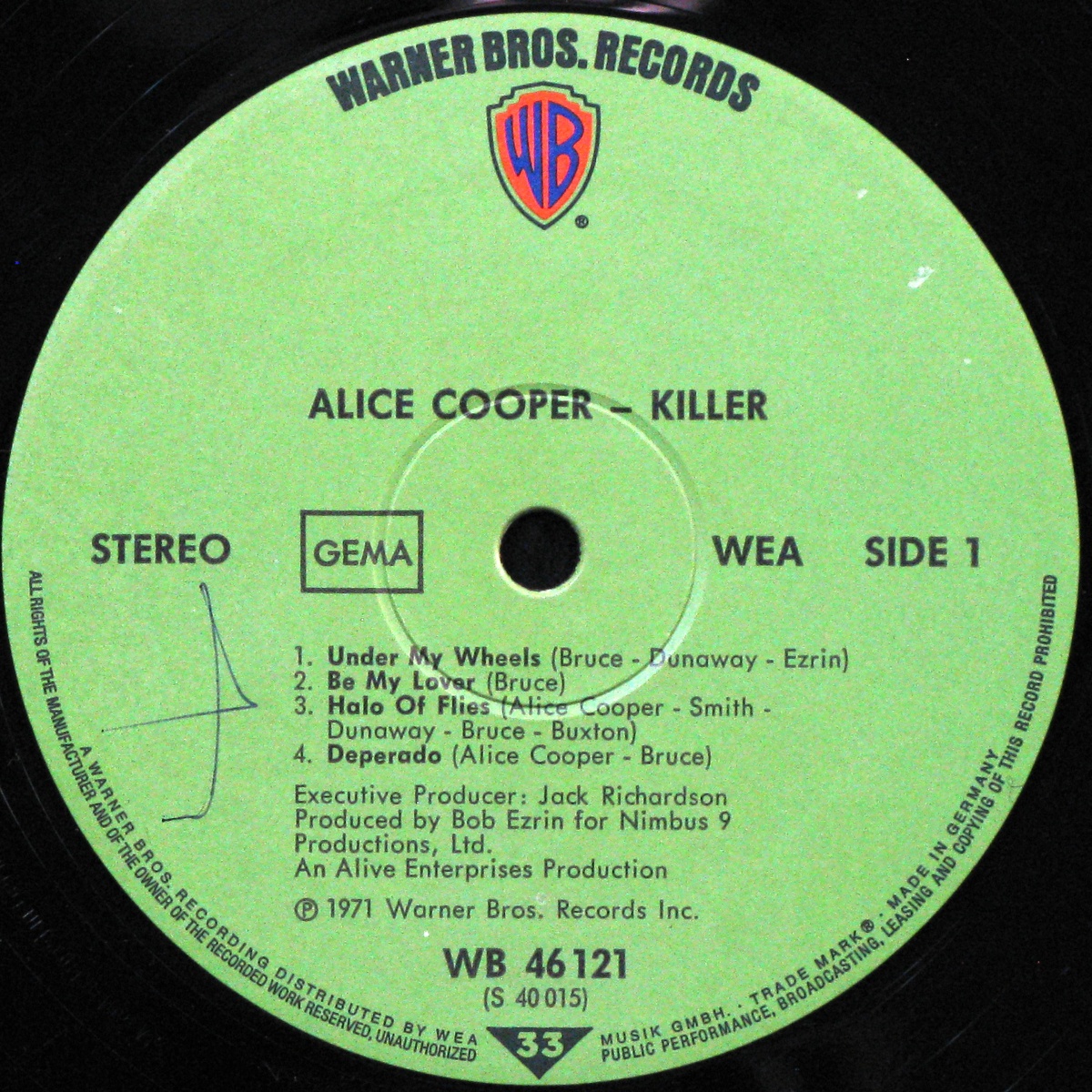 LP Alice Cooper — Killer фото 3