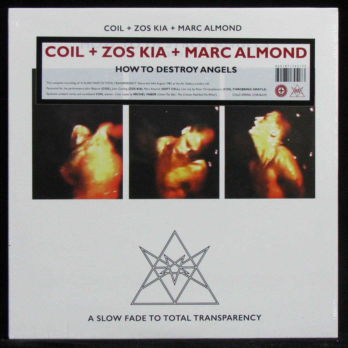LP Coil / Zos Kia / Marc Almond — How To Destroy Angels фото