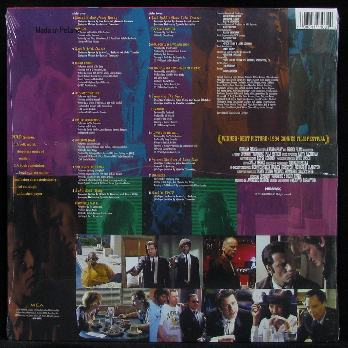 LP Soundtrack — Pulp Fiction фото 2