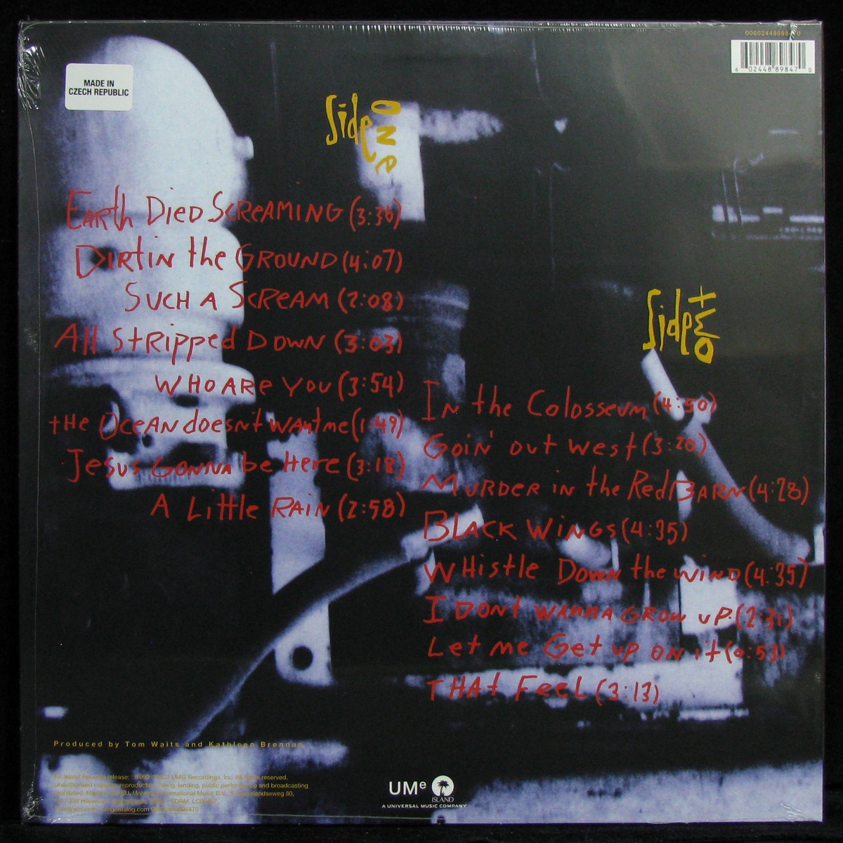 LP Tom Waits — Bone Machine фото 2