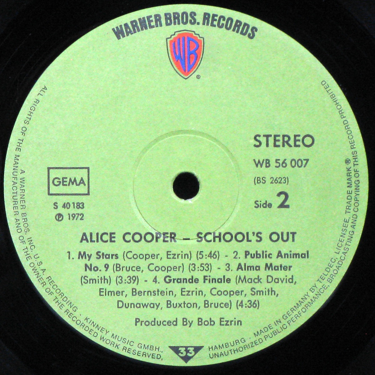 LP Alice Cooper — School's Out фото 5
