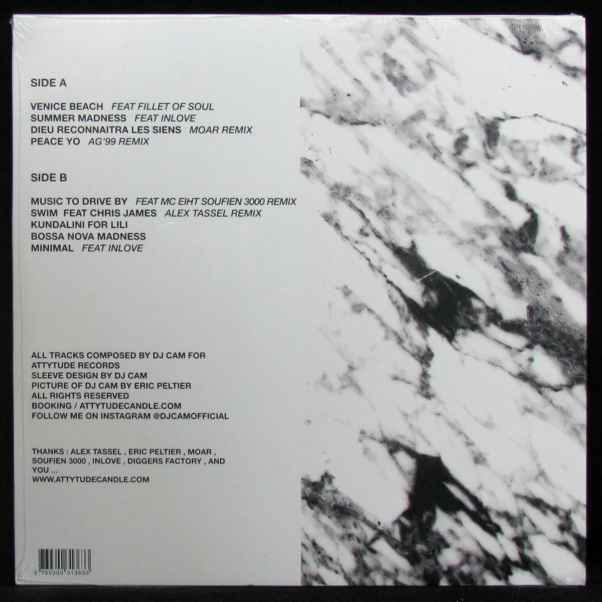 LP Dj Cam — Lost Found 2 (coloured vinyl) фото 2