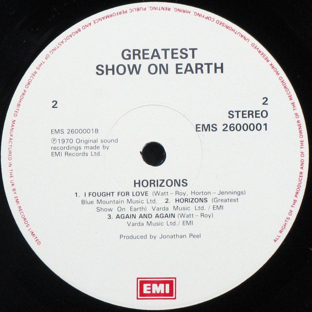 LP Greatest Show On Earth — Horizons фото 4