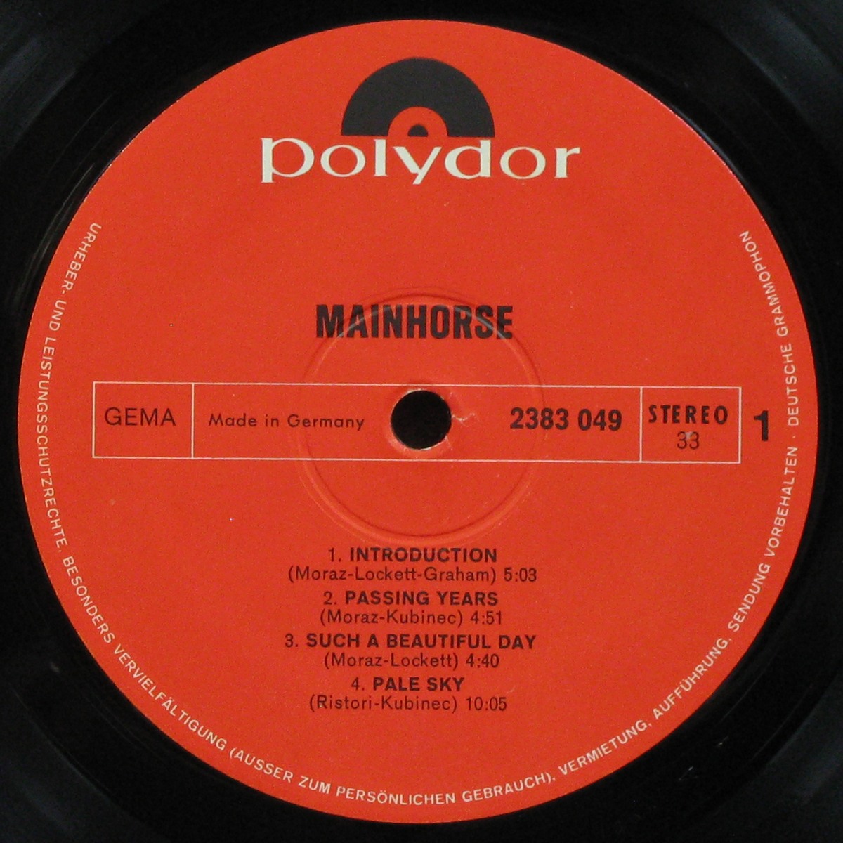 LP Mainhorse — Mainhorse фото 3