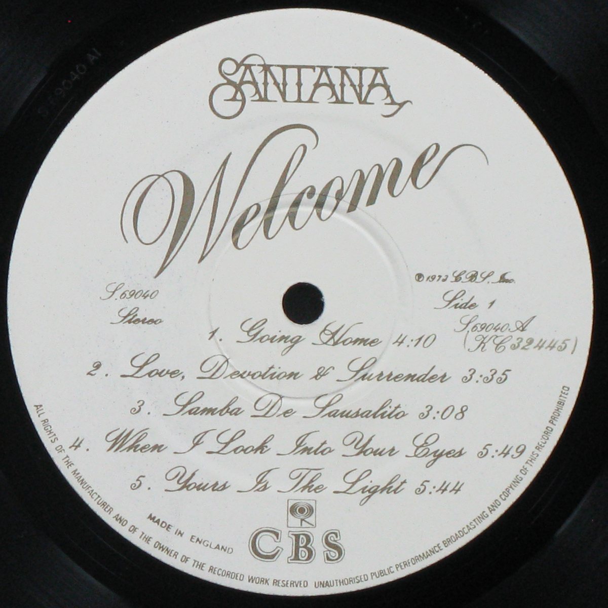 LP Santana — Welcome фото 2