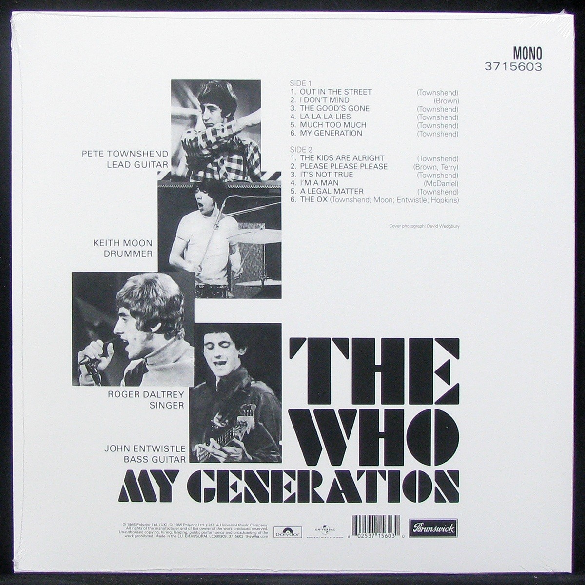 LP Who — My Generation (mono) фото 2