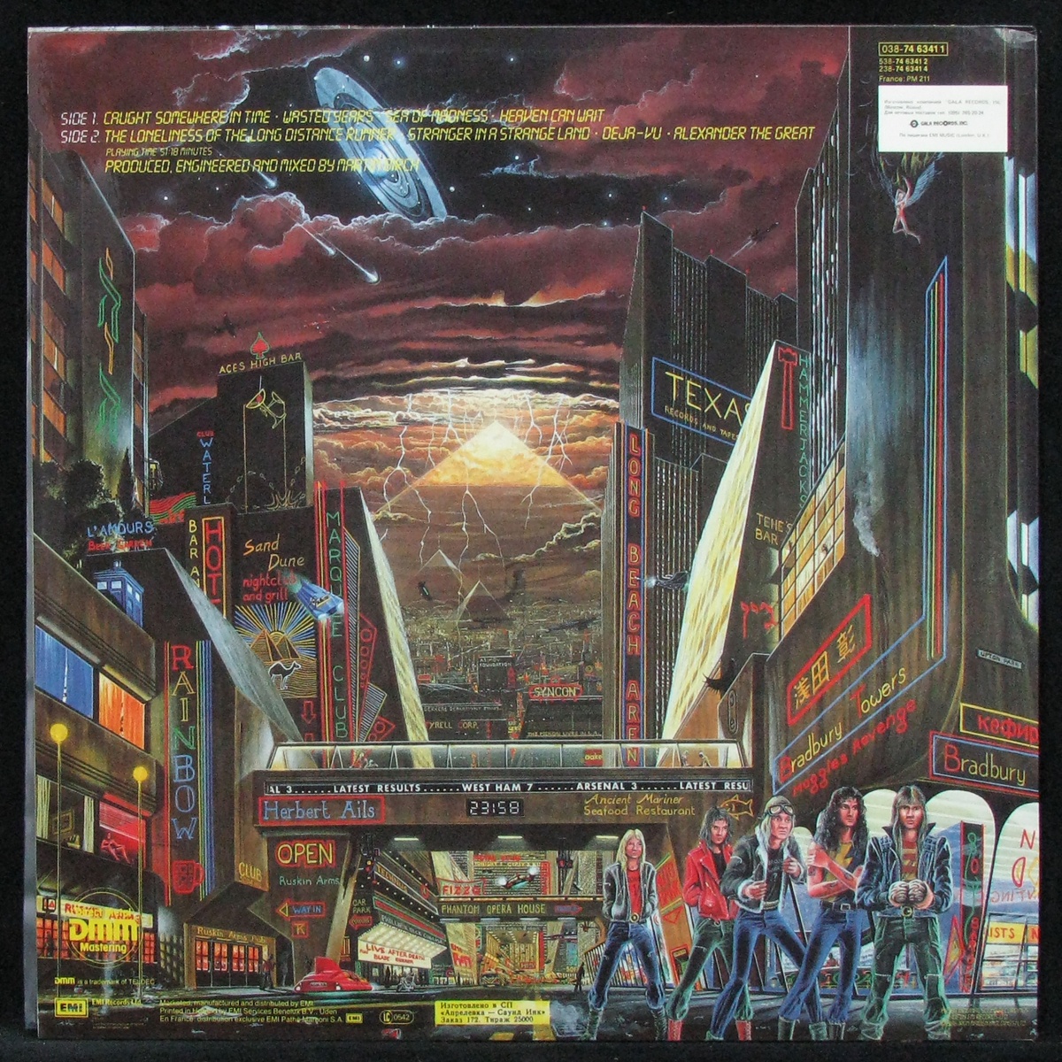 LP Iron Maiden — Somewhere In Time фото 2