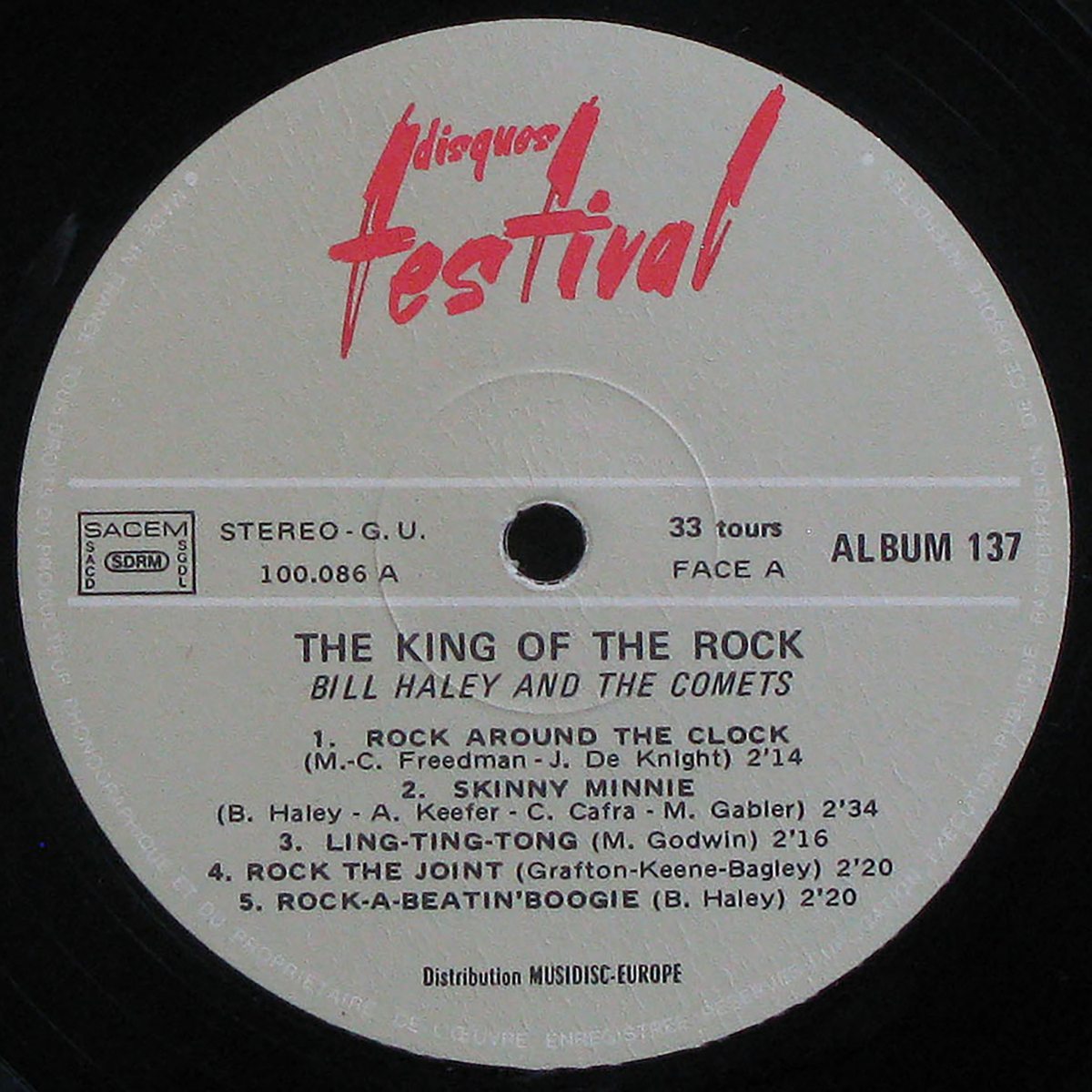 LP Bill Haley & The Comets — King Of Rock!! (2LP) фото 2