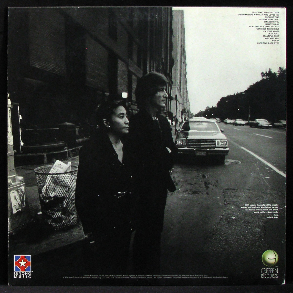 LP John Lennon & Yoko Ono — Double Fantasy фото 2