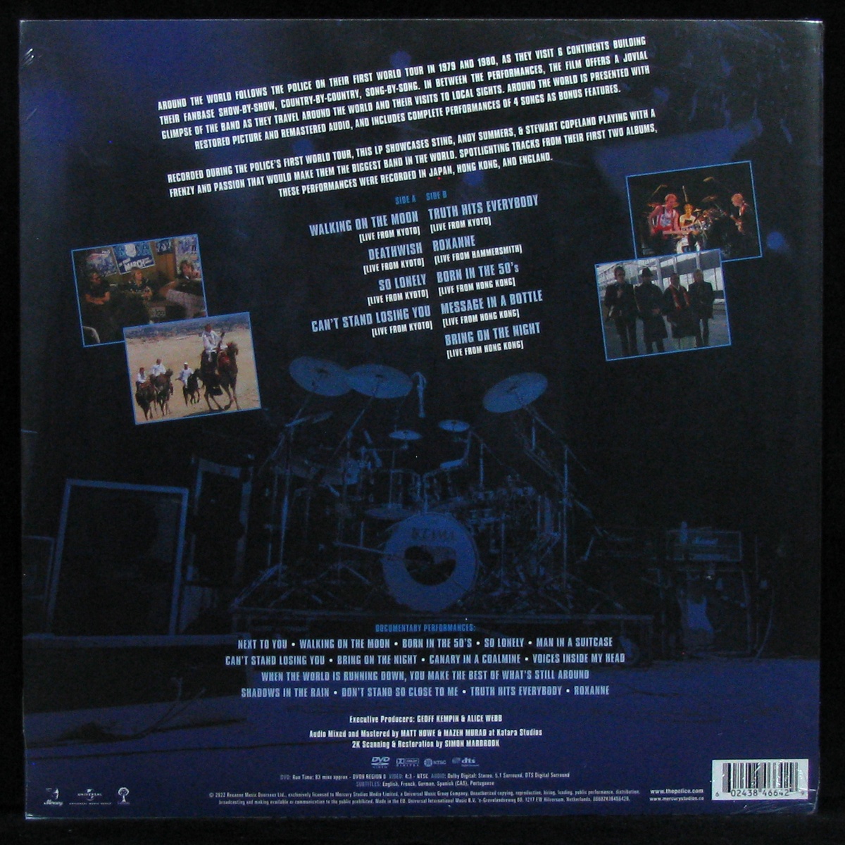 LP Police — Around The World (+DVD, coloured vinyl) фото 2