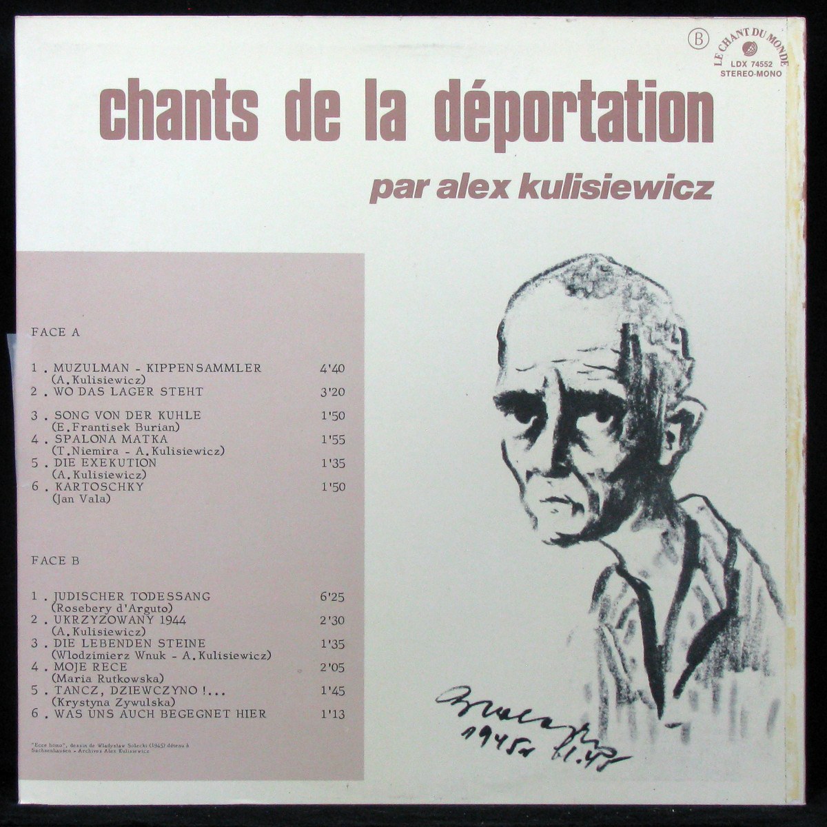Chants De La Deportation