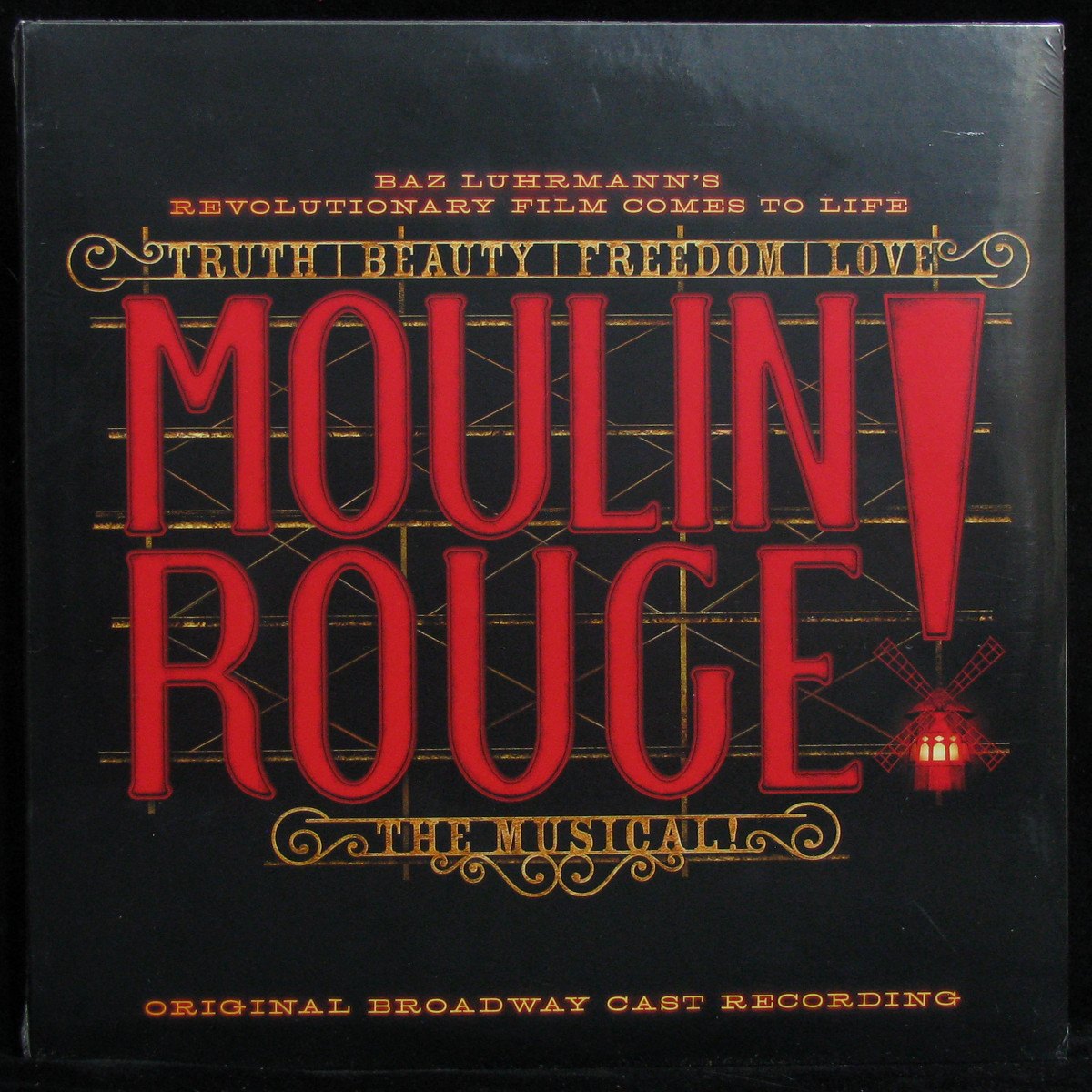 LP V/A — Moulin Rouge! The Musical (Original Broadway Cast Recording) (2LP, coloured vinyl) фото