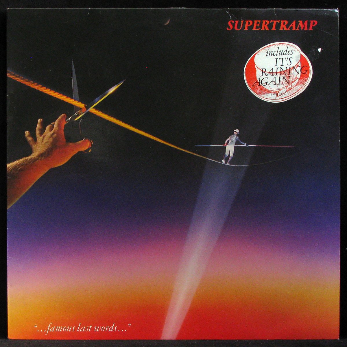 LP Supertramp — Famous Last Words фото