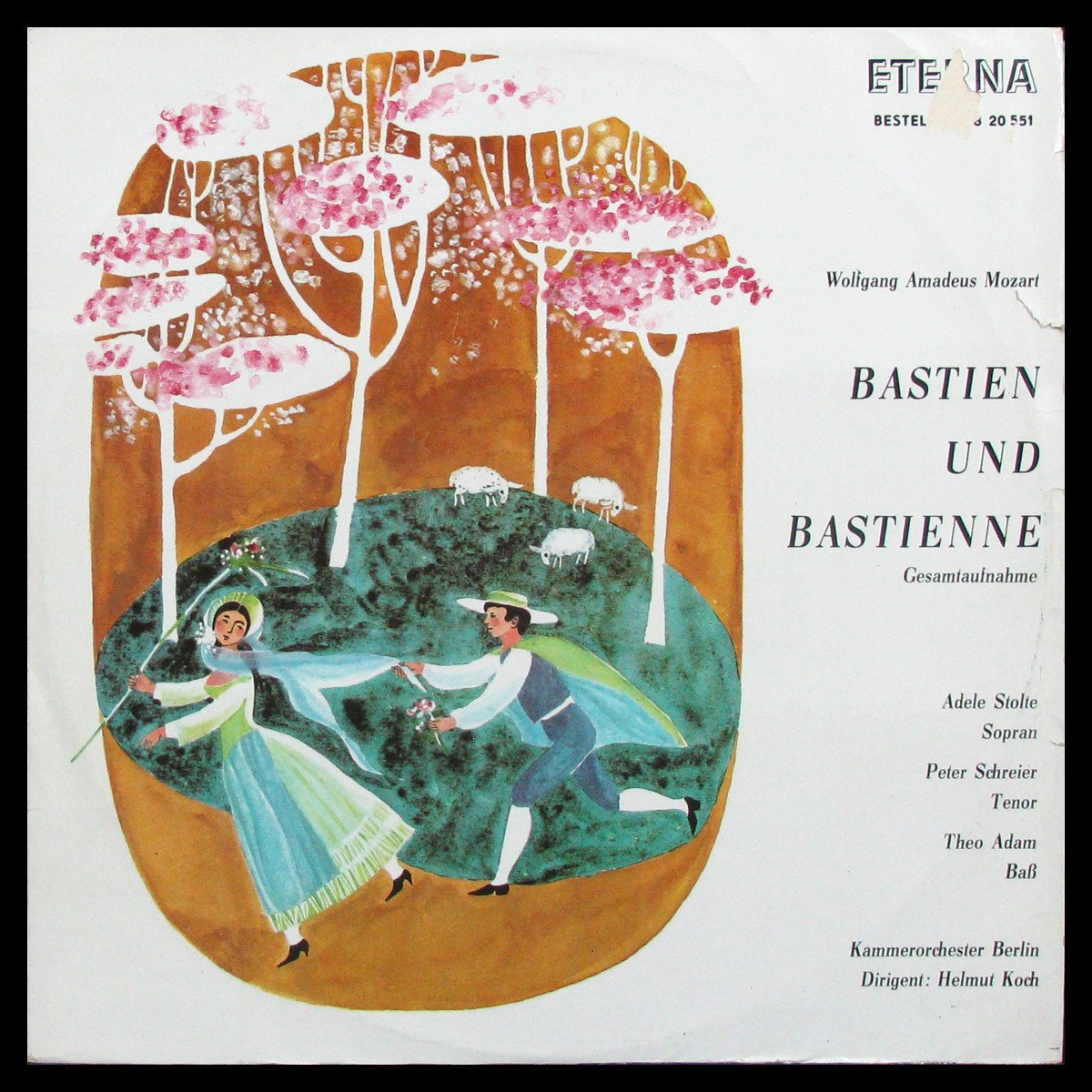 LP Helmut Koch — Mozart: Bastien Und Bastienne (mono) фото