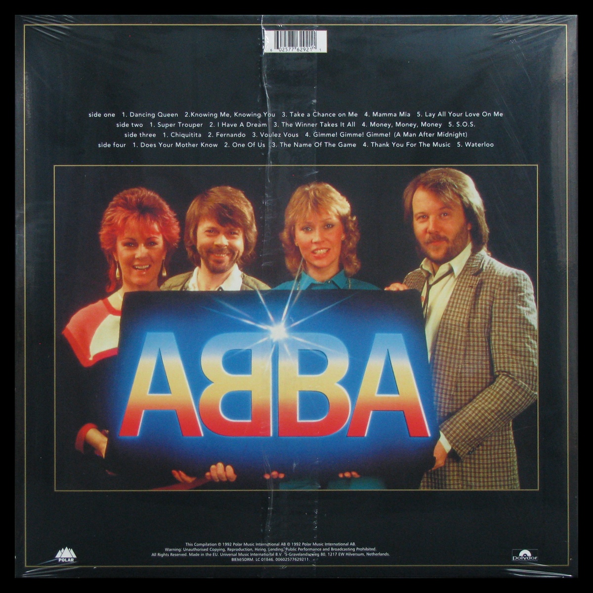 LP Abba — Gold Greatest Hits (2LP, coloured vinyl) фото 2