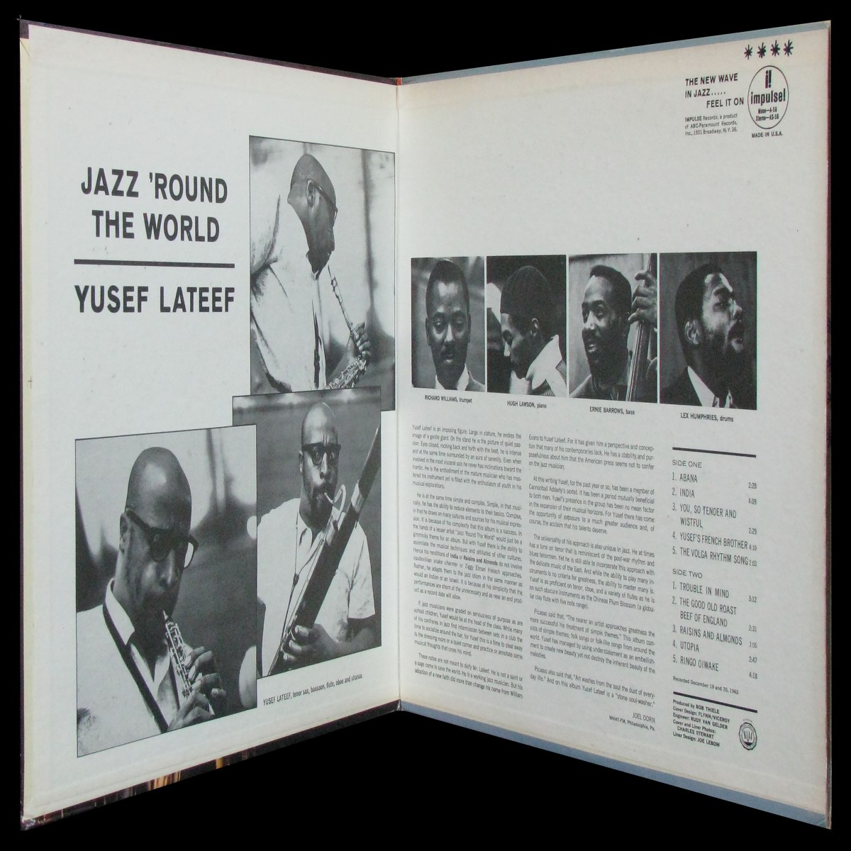 LP Yusef Lateef — Jazz 'Round The World фото 3