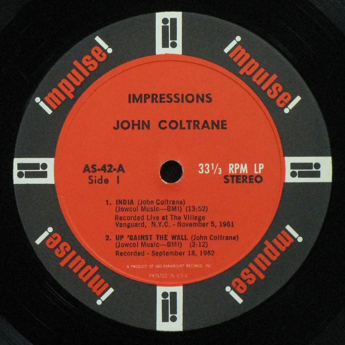 LP John Coltrane — Impressions фото 4
