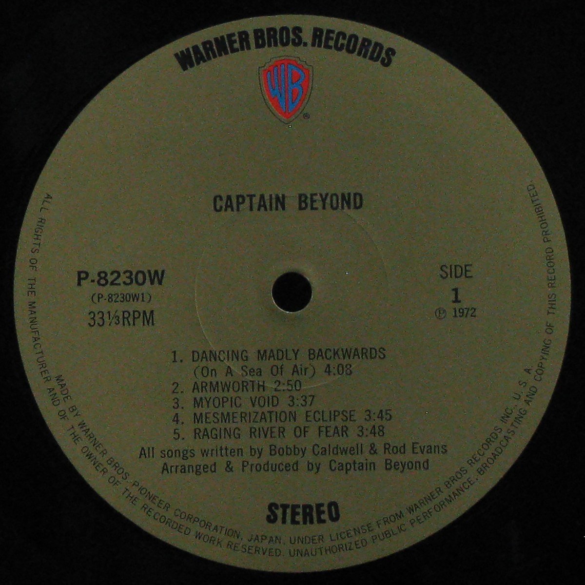 LP Captain Beyond — Captain Beyond фото 4