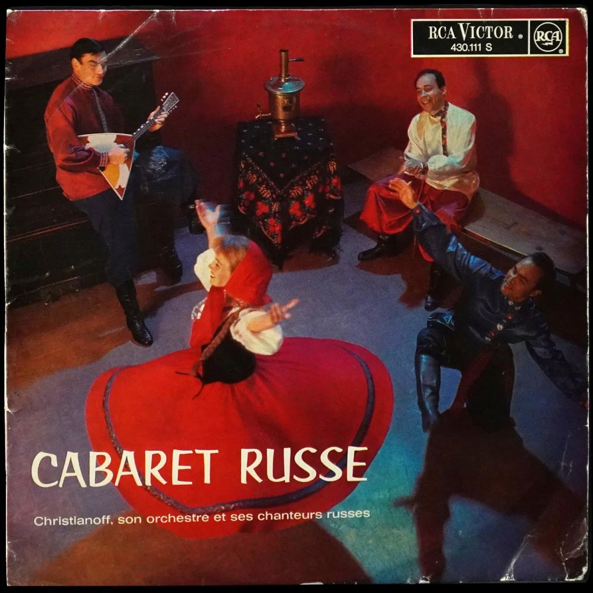 LP Christianoff, Son Orchestre Et Ses Chanteurs Russes — Cabaret Russe (моно) фото