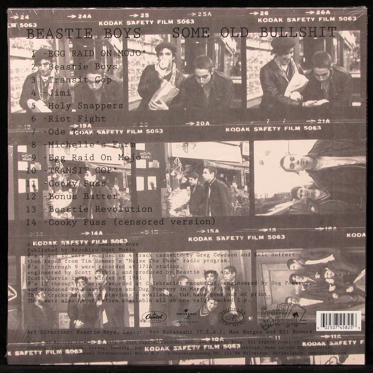 LP Beastie Boys — Some Old Bullshit (coloured vinyl) фото 2