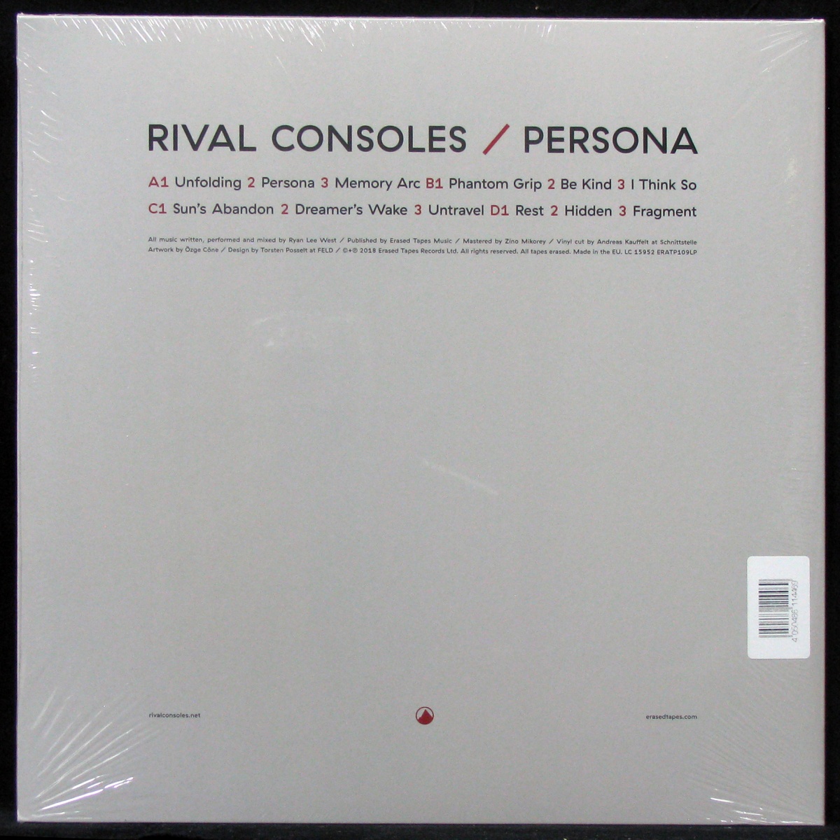 LP Rival Consoles — Persona (2LP) фото 2