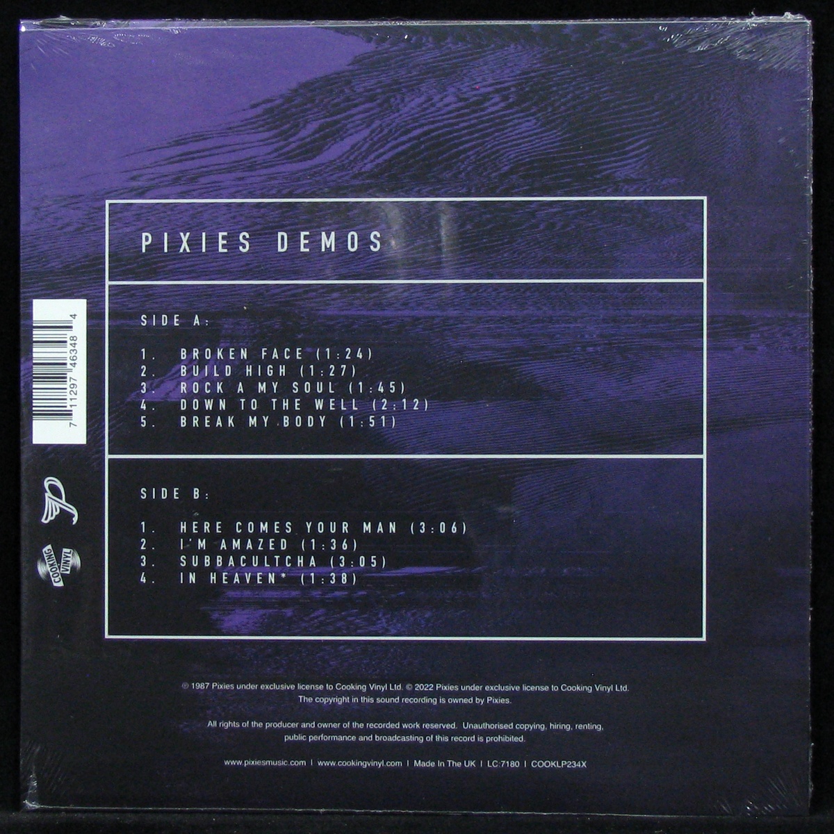 LP Pixies — Demos (coloured vinyl) фото 2