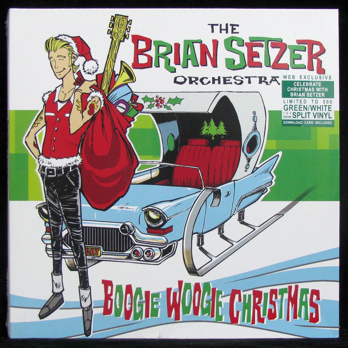 LP Brian Setzer Orchestra — Boogie Woogie Christmas (coloured vinyl) фото