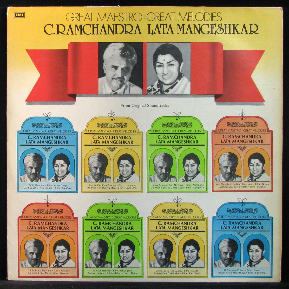 LP C. Ramchandra / Lata Mangeshkar — Great Maestro: Great Melodies фото