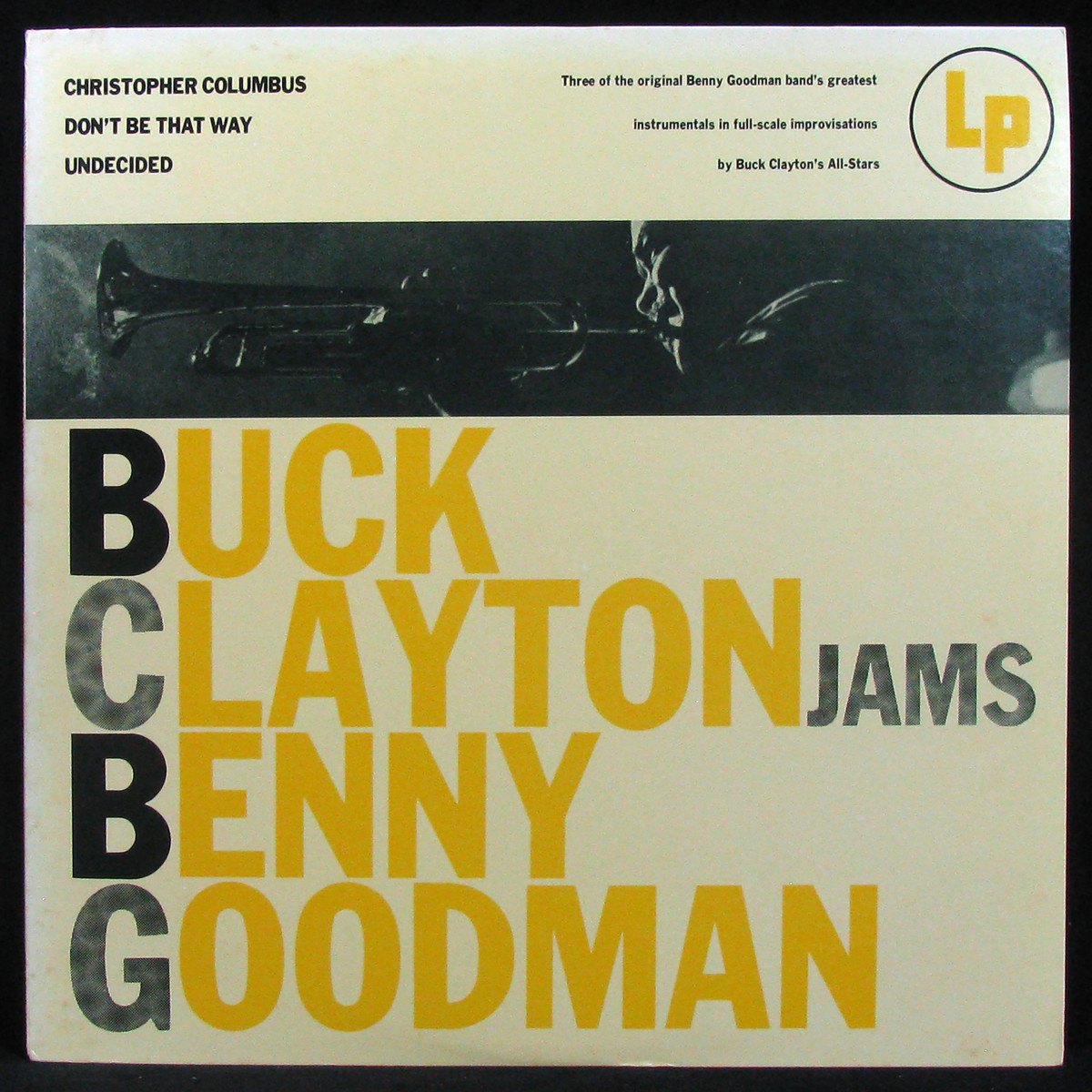 LP Buck Clayton's All-Stars — Buck Clayton Jams Benny Goodman (mono) фото