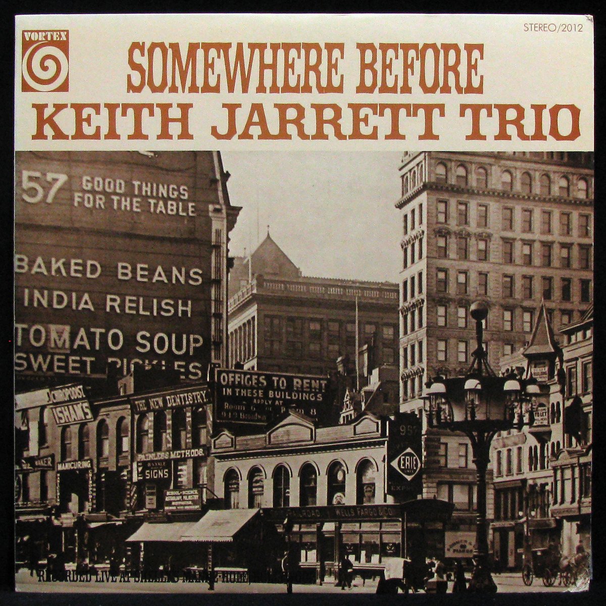 LP Keith Jarrett Trio — Somewhere Before фото