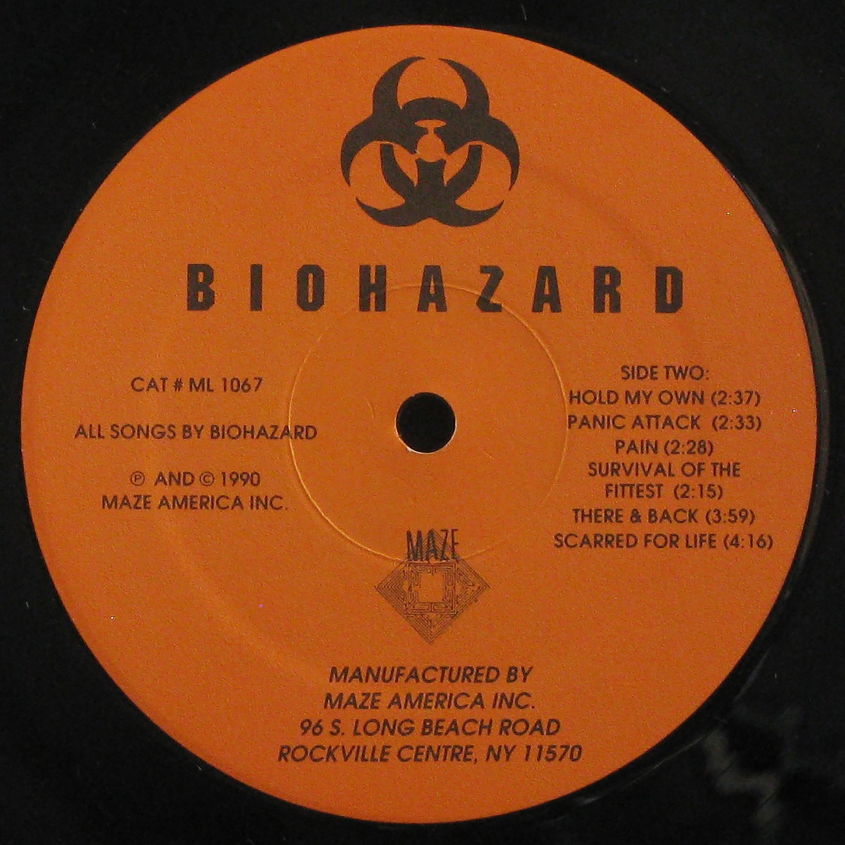 LP Biohazard — Biohazard фото 4
