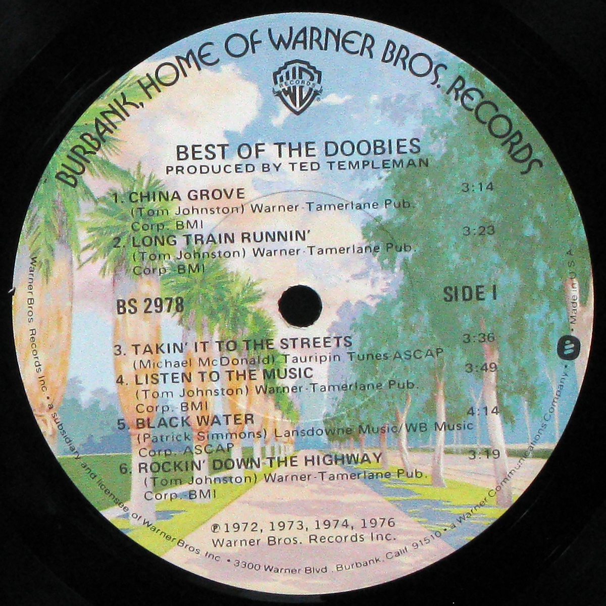 LP Doobie Brothers — Best Of The Doobies фото 2