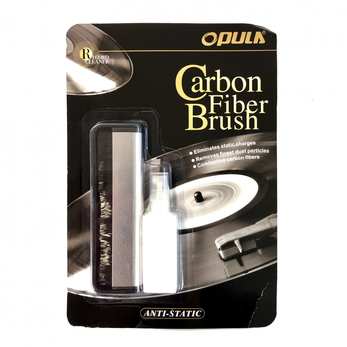 Opula Carbon Fiber Brush (with Cleaning Fluid)