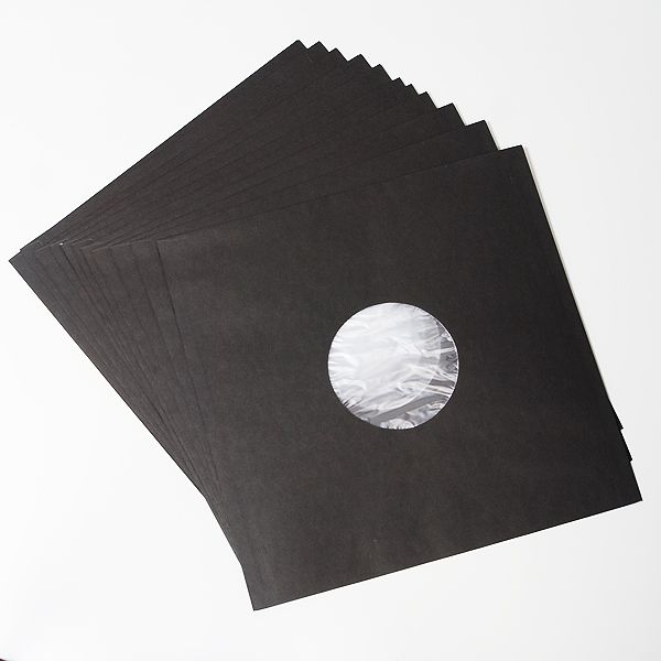Внутренние черные антистатические конверты Deluxe (100 шт.) (Germany) фото