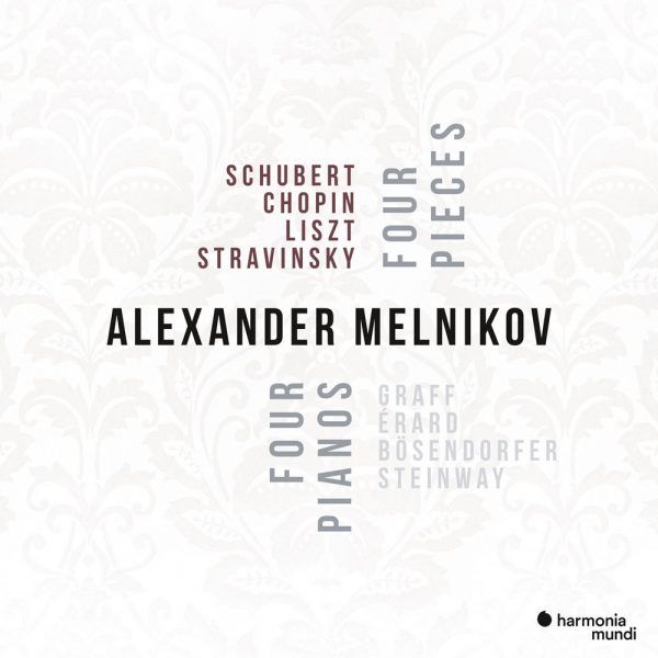 CD Alexander Melnikov — Four Composers Four Pieces: Shubert / Schopin / Liszt / Stravinsky фото