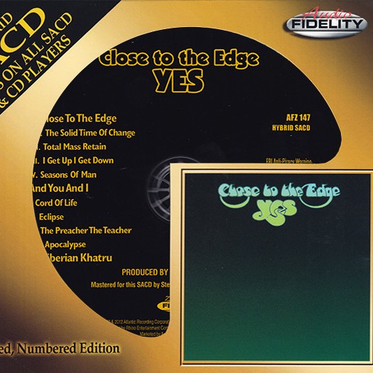 CD Yes — Close To The Edge (Limited Edition) фото