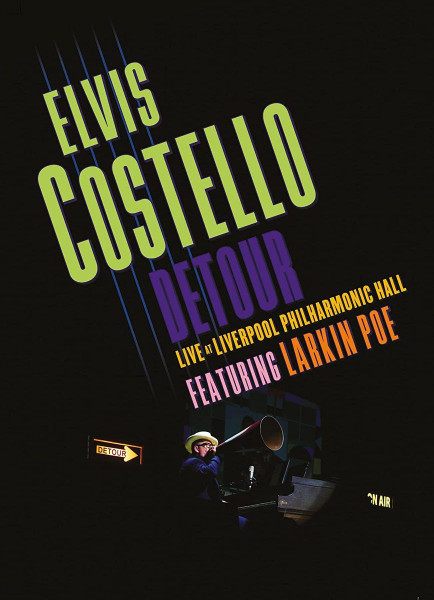 CD Elvis Costello — Detour (Live At Liverpool Philharmonic Hall - Featuring Larkin Poe) (Blu-ray) фото