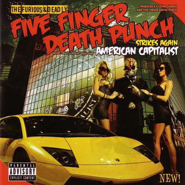 CD Five Finger Death Punch — American Capitalist фото
