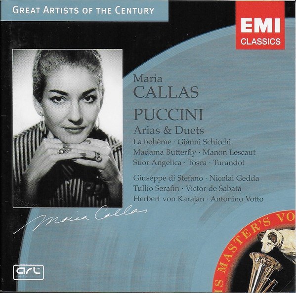 CD Maria Callas — Puccini: Arias And Duets  фото