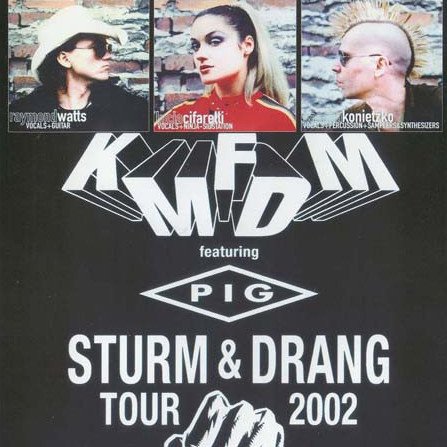 CD KMFDM / Pig — Sturm & Drang Tour 2002 (DVD) фото