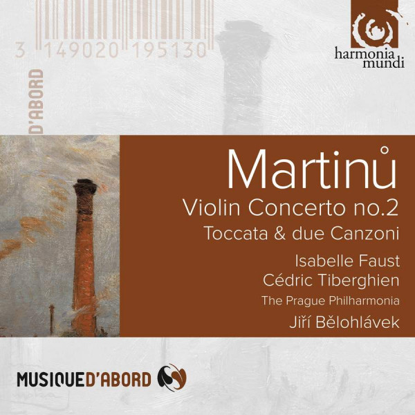 CD Isabelle Faust / Cedric Tiberghien — Martinu: Violin Concerto no. 2 фото