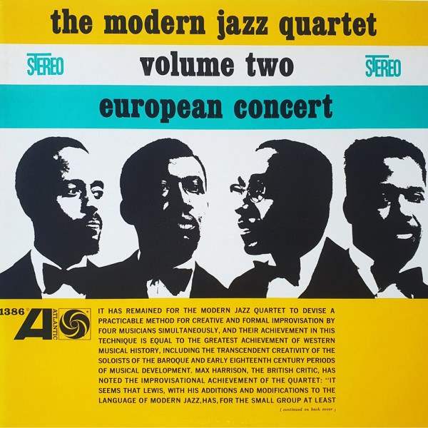 CD Modern Jazz Quartet — European Concert: Volume Two (+ obi) фото