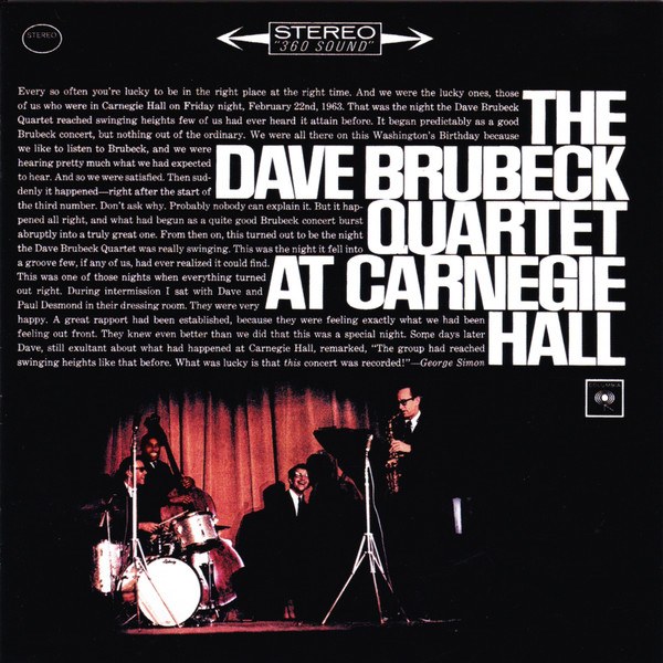 CD Dave Brubeck Quartet — At Carnegie Hall фото