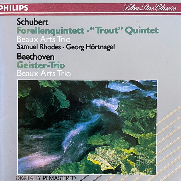 CD Beaux Arts Trio — Schubert / Beethoven: Forellenquintett / Geister-Trio фото