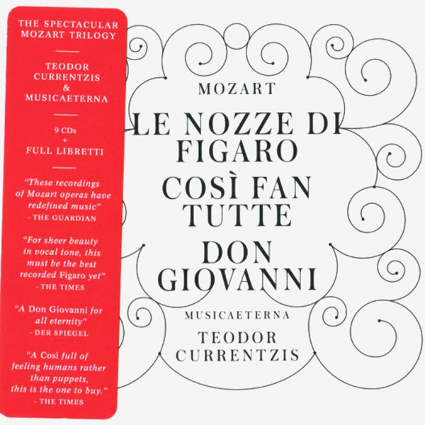 CD Teodor Currentzis — Mozart: Le Nozze Di Figaro, Cosi Fan Tutte, Don Giovanni (9CD) фото